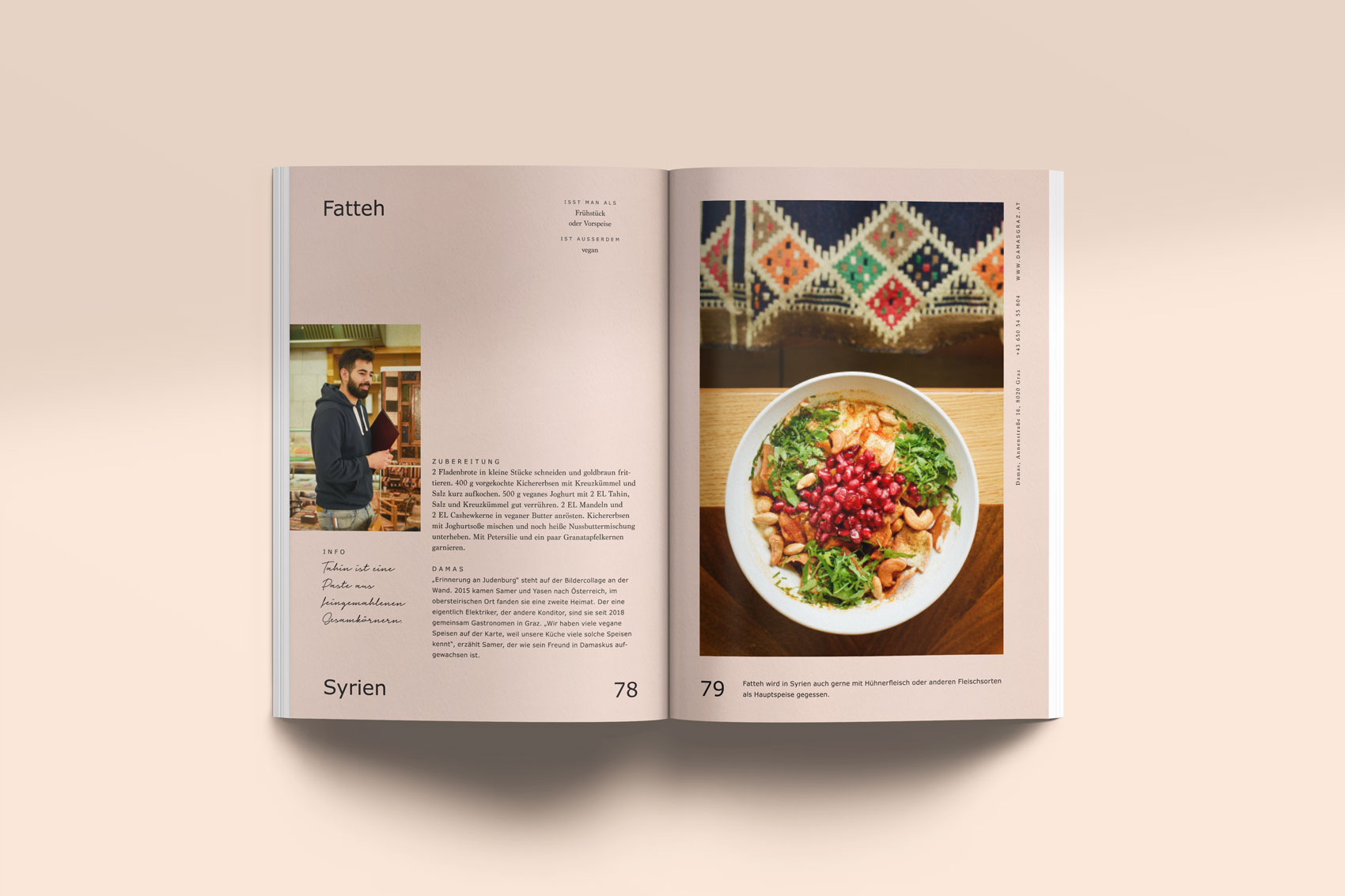 Megaphon Kochbuch – Editorial Design