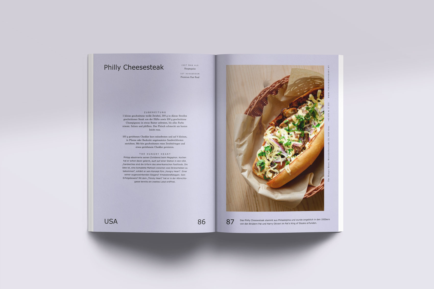 Megaphon Kochbuch – Editorial Design