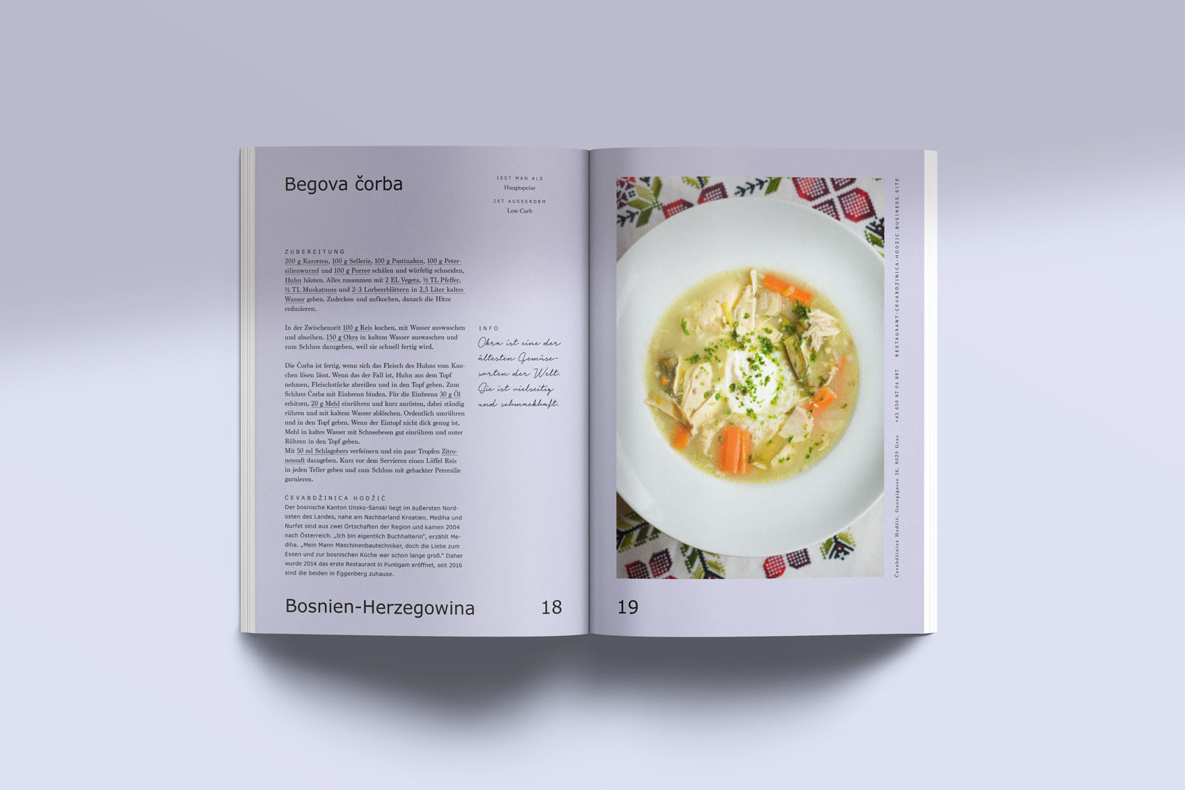 Megaphon Kochbuch – Editorial Design