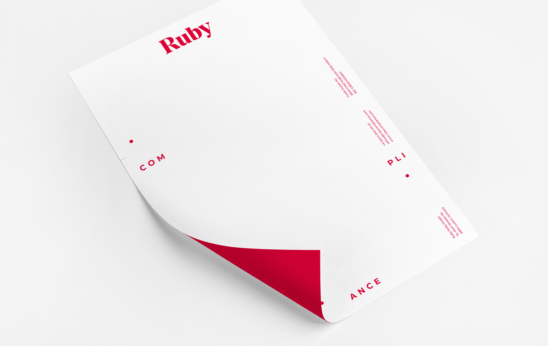 ruby compliance branding